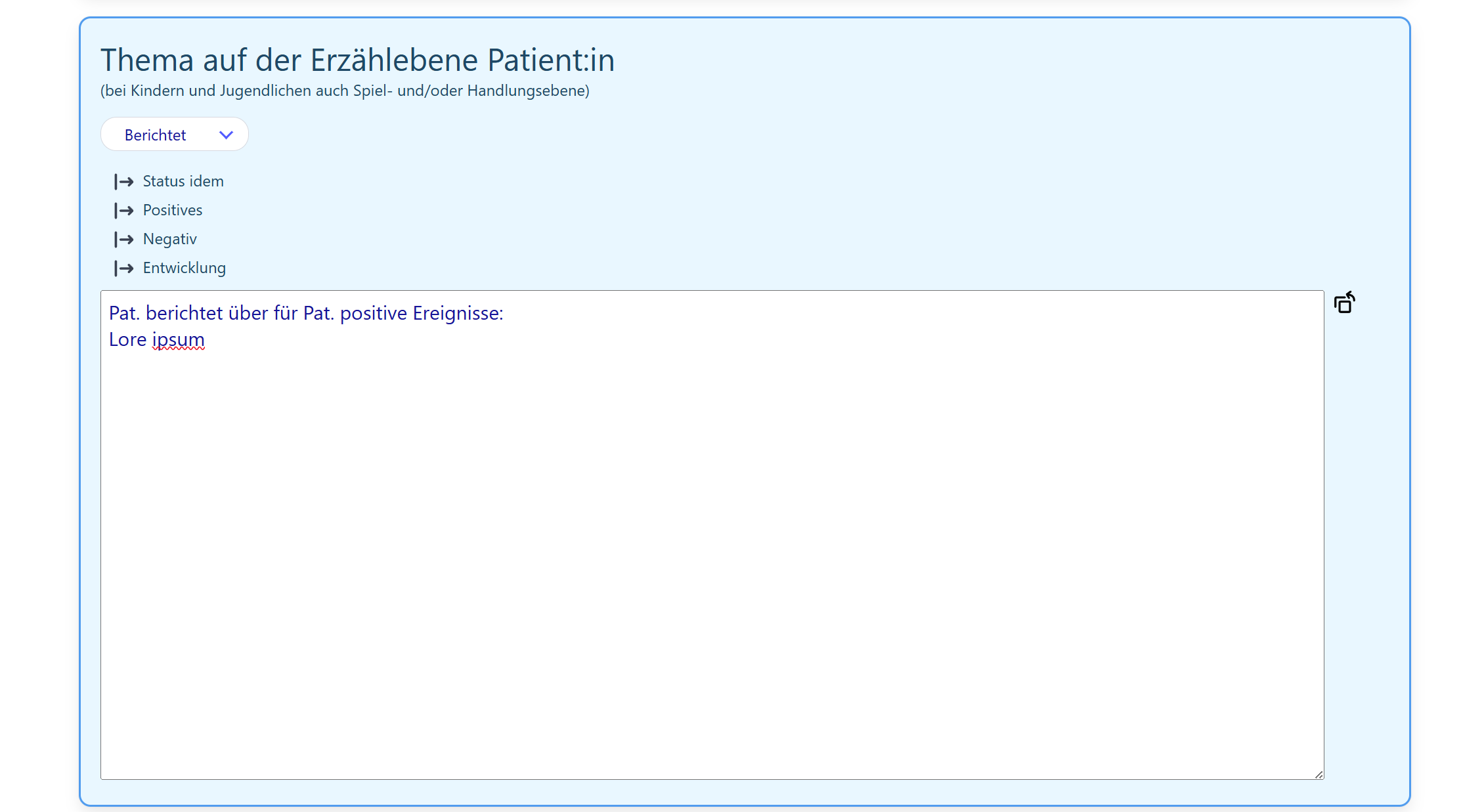 Sitzungsprotokoll strukturelle Merkmale